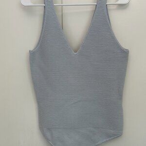 Abercrombie and Fitch Body Suit | Blue | Ribbed | Large